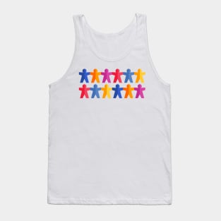 Paper People Chain Tank Top